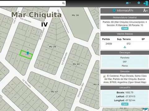 Venta lote en Playa Dorada a 500 mtrs de la costa