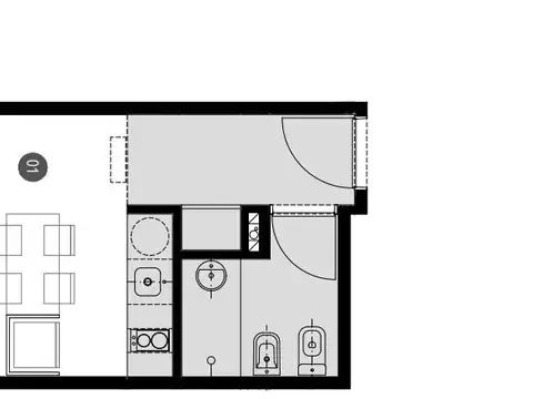 Monoambiente en Venta a estrenar con Balcón y Amenities a 7 Cuadras de General Paz