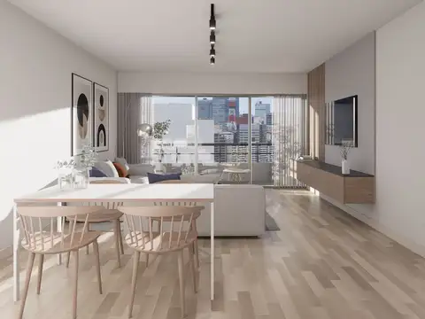 Departamento 3 ambientes con 2 baños