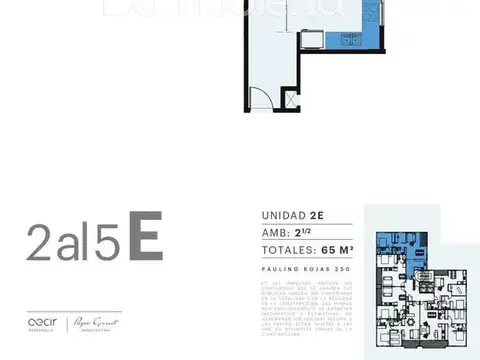 Departamento en Venta de 2 ambientes