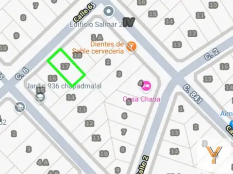 Terreno en Venta de 544,0 m2