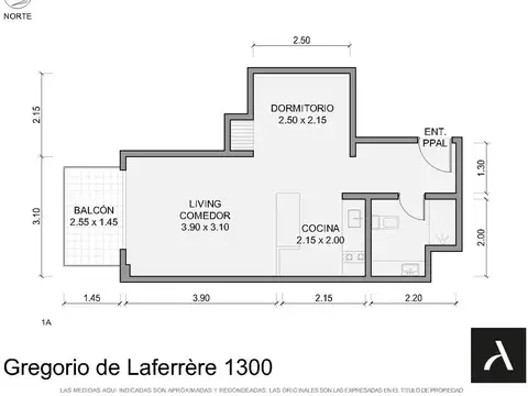 Departamento en Venta de Monoambiente