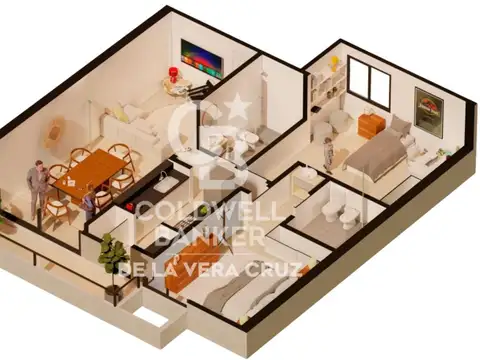 Departamento de 2 dormitorios en construcción