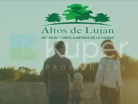 VENTA DE LOTE A PARTIR DE 950M2 , BARRIO ALTOS DE LUJAN .