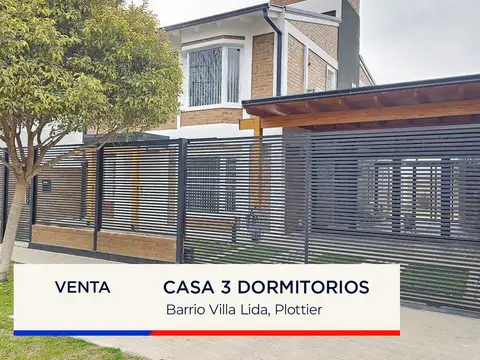 CASA 3 DORMITORIOS VILLA LIDA - PLOTTIER