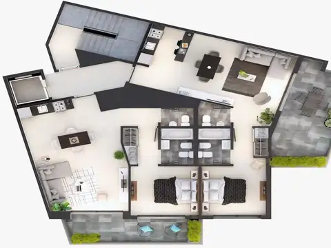 Departamento en Venta de 1 dormitorio