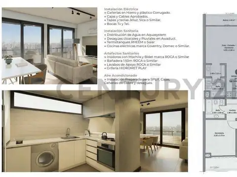 Venta Monoambiente a estrenar palermo Hollywood