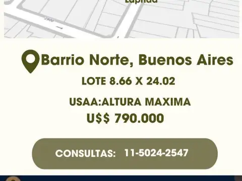Terreno - Venta - Argentina, Capital Federal - LAPRIDA 1200