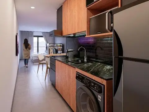 Departamento Monoambiente con 1 baño