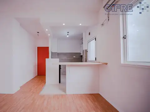 Departamento 2 ambientes con 1 baño
