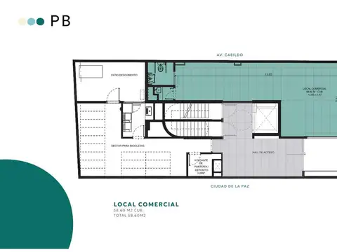 Departamento en Venta en Belgrano C, USD 114.100