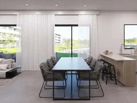 Departamento 4 ambientes con 2 baños