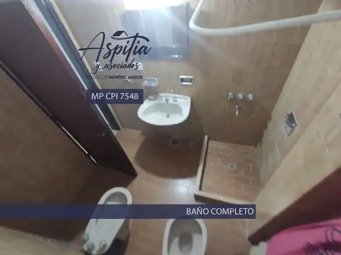 Departamento 2 ambientes con 1 baño
