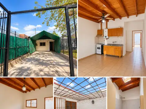 CASA CON COCHERA EN VENTA  2 AMBIENTES, LAS HERAS