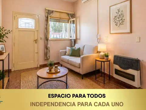 3 casas de 3 ambientes sobre lote propio ideal familia o renta en Villa Ballester
