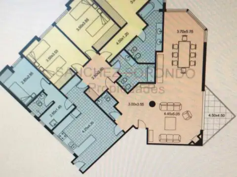 Departamento en Alquiler de 3 dormitorios