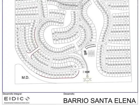 Lote en venta Barrio Santa Elena Pilar del Este
