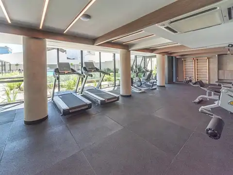 Departamento 2 ambientes con 2 baños