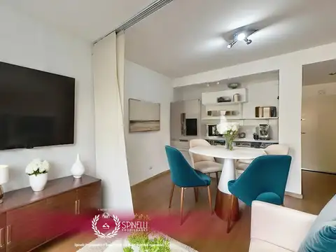 Alquiler departamento 1 amb 30m² en Caballito balcón frente piscina sum solarium gimnasio amenities