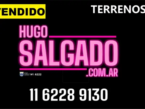 TERRENO 10m de FRENTE / AE-26 VENDIDO