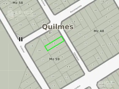 Terreno en Venta 27  mts Fondo