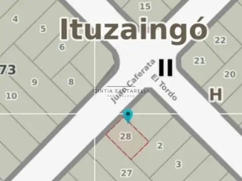 Terreno en Venta 14  mts Fondo