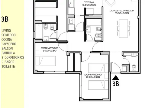 Departamento en Venta en Villa Urquiza, USD 339.000