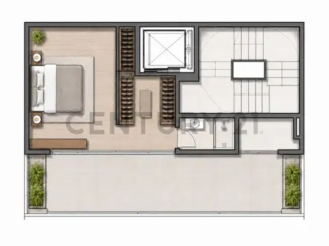 Departamento 3 ambientes con 2 baños