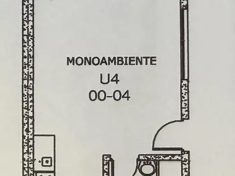 Departamento en Venta de Monoambiente