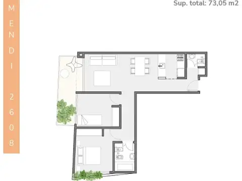 Arismendi 2608 , Piso 2