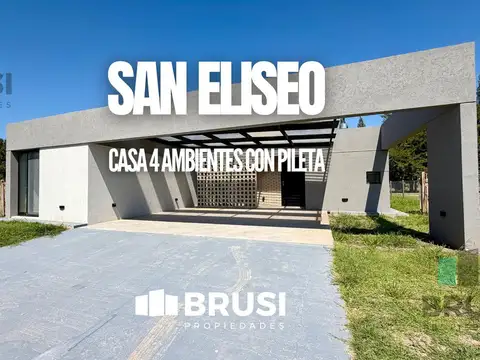 CASA EN VENTA EN SAN ELISEO GOLF - 4 AMBIENTES - UNA PLANTA