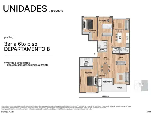 Departamento en el emprendimiento Boutique Plaza