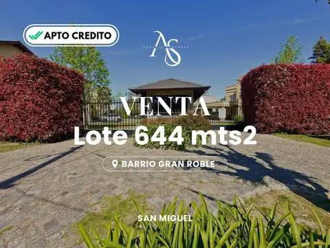 Terreno en Venta en San Miguel, USD 145.000