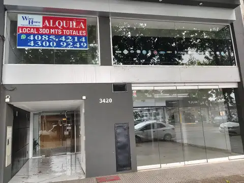 EXcelente local comercial de 300 m2 a estrenar en Av. Beiro