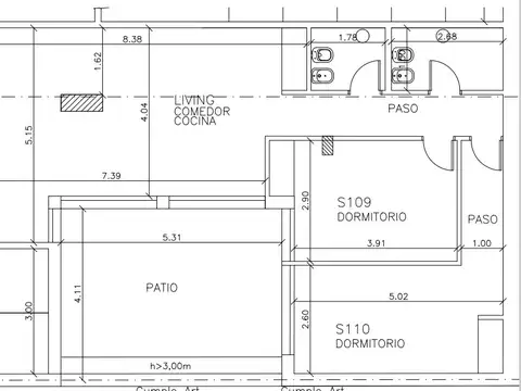 Departamento en Venta en Las Cañitas, USD 182.000