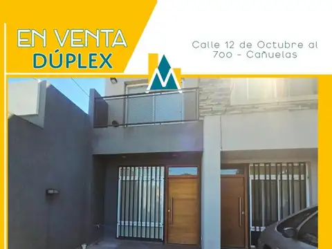 DÚPLEX EN VENTA - CAÑUELAS.-