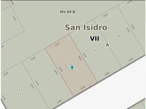 Terreno en Venta en Beccar, USD 80.000