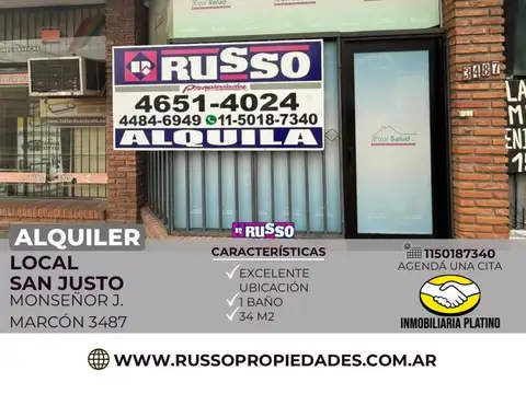 Alquiler Local San Justo Centro