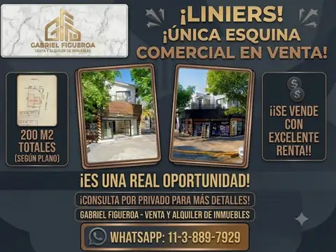 ESQUINA UNICA EN VENTA EN FOCO COMERCIAL