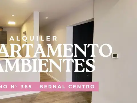 ALQUILER DPTO 2 AMB  CON BALCÓN - BERNAL CENTRO