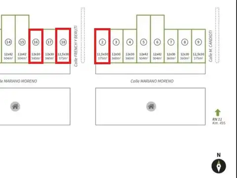 Terreno en Venta de 360,0 m2