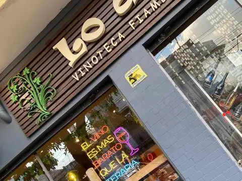 Fondo de comercio, Vinoteca en funcionamiento – Barrio Echesortu