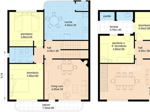 Depto Tipo Casa en Venta en Parque Chas, USD 189.000