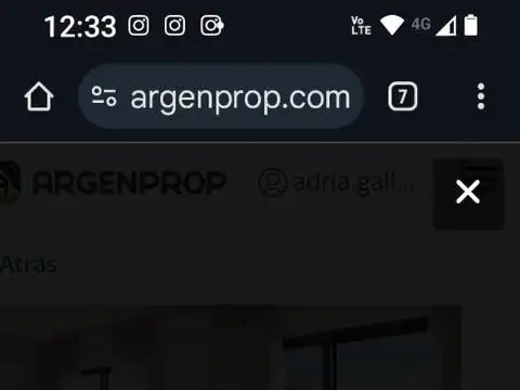 Departamento en Venta de 2 ambientes