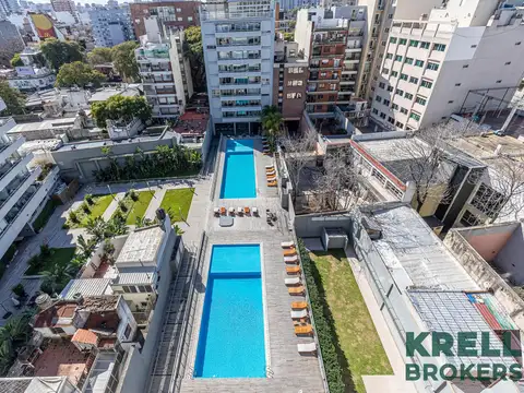 2 ambientes con cochera en complejo La Musa Stars, Colegiales