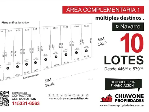 Lotes desde 500 m² – Oportunidad en Navarro - L10101
