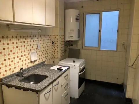 Departamento 2 ambientes con patio