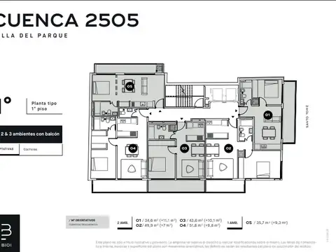 Departamento en Venta de 2 ambientes