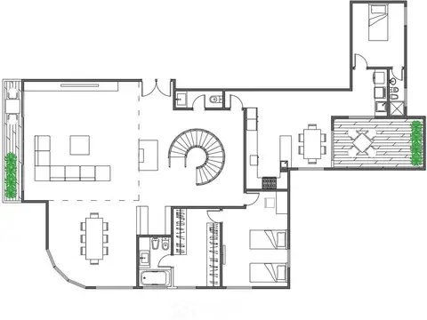 Departamento en Venta con 3 cocheras