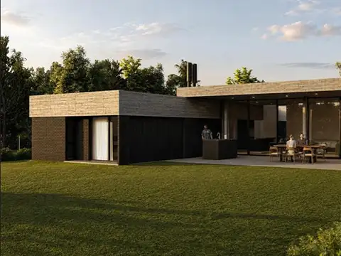 Casa de tres dormitorios con jardin, galeria y pileta en Vida Club de Campo, Funes